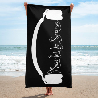 Scarlet Jei Saoirse Beach Towel Blk